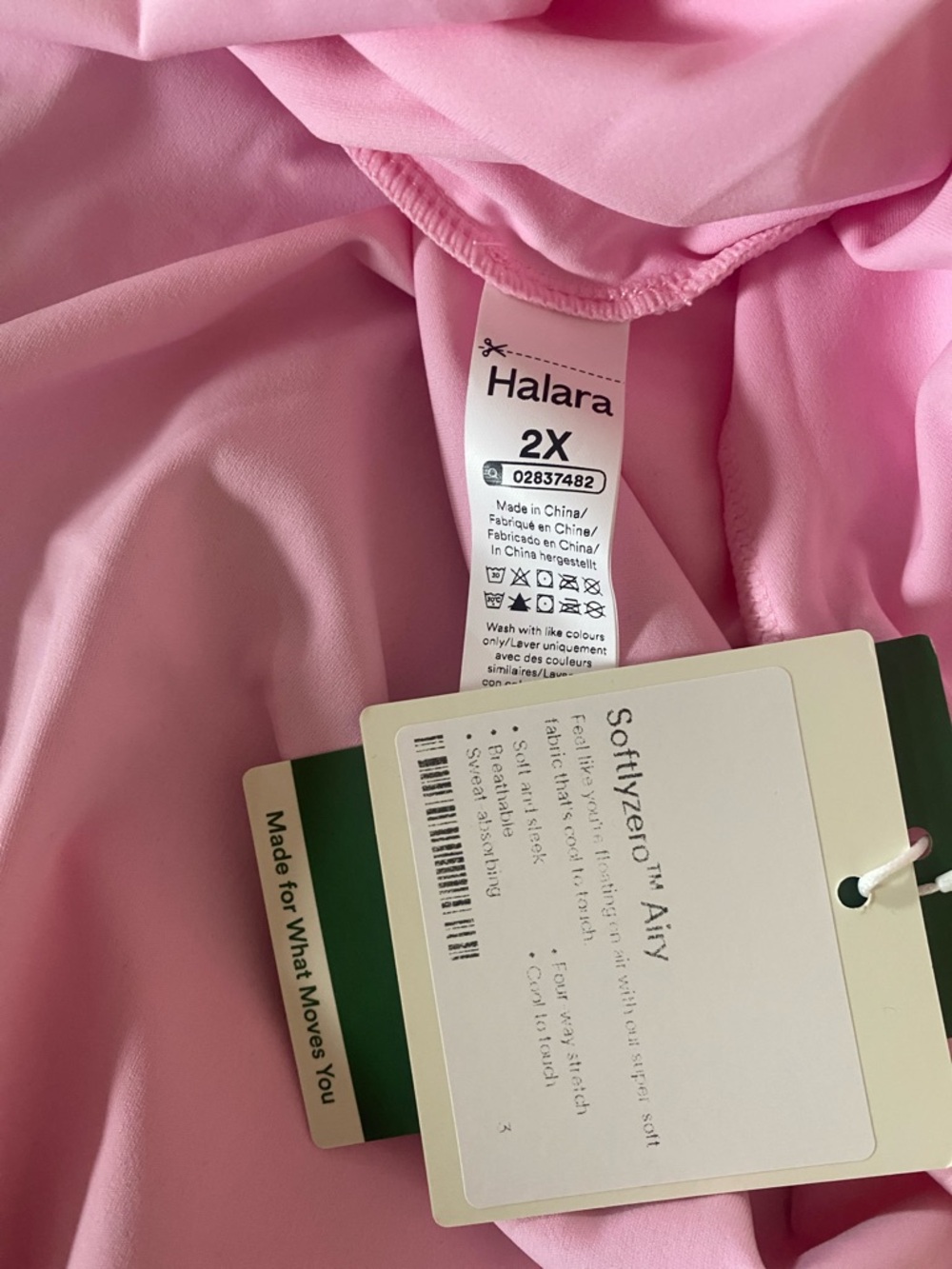 2X.  HALARA SOFTLY ZERO COOL TOUCH MIDI TWISTED BACK DRESS - Picture 8 of 8
